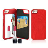 iPhone 7 Plus Luxury Lady Mirror Wallet