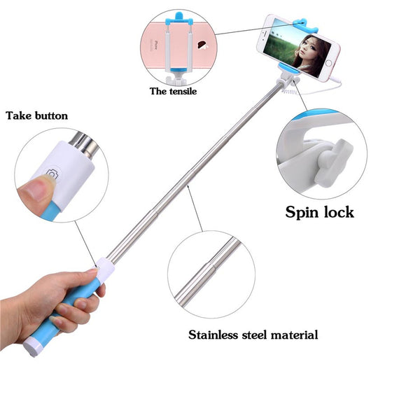 Universal Wired Candy Selfie Stick