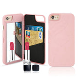 Luxury 3D Mirror Wallet Case For iPhone 7 Plus