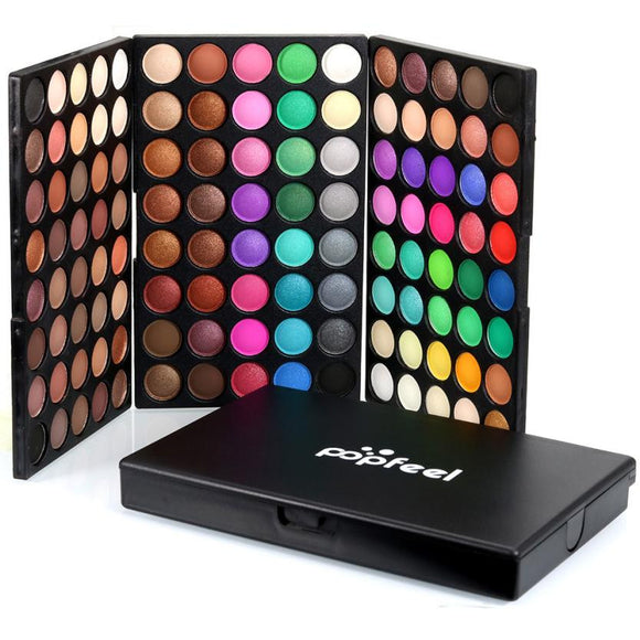 Popfeel Brand Professional Makeup 120 Colors Eyeshadow Palette