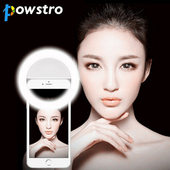 Powstro Selfie LED Light Up Flash Light