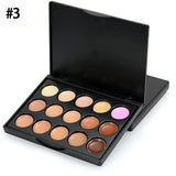 MIni 15 Colors Face Concealer Camouflage Cream Contour Palette